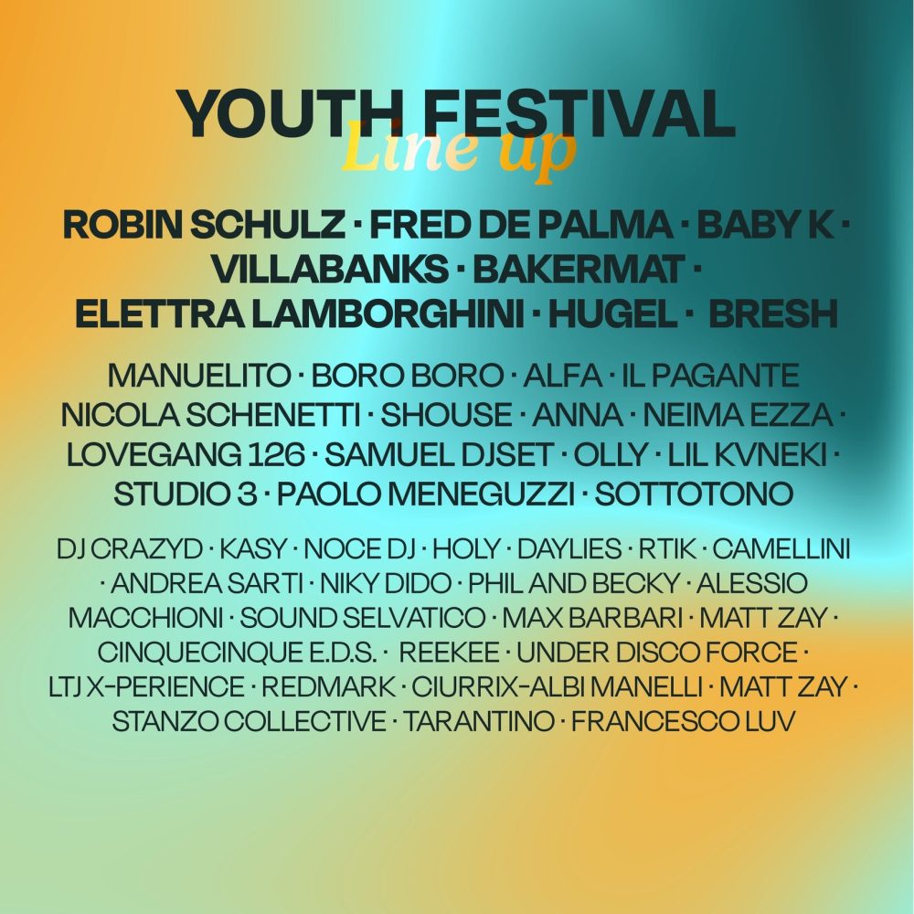 dal 28 giugno al 2 luglio youth festival sassuolo